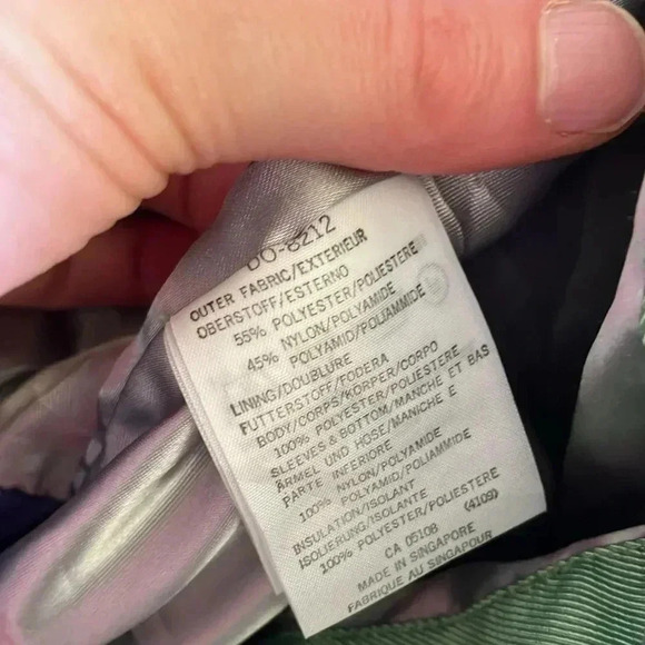 Descente vintage  purple green ski suit with belt - Picture 11 of 13